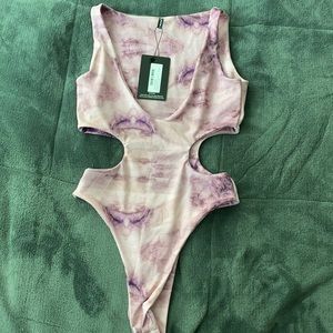 Purple Tie Dye Bodysuit